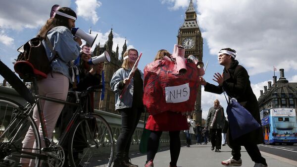 Huelga de médicos junior en Londres - Sputnik Mundo