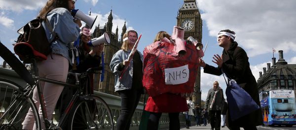 Huelga de médicos junior en Londres (archivo) Huelga de médicos junior en Londres (archivo) - Sputnik Mundo
