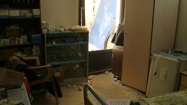 Hospital Al Quds destruido en un ataque aéreo Hospital Al Quds destruido en un ataque aéreo - Sputnik Mundo