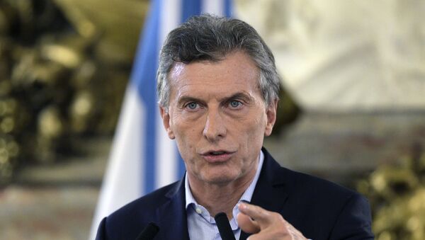 Mauricio Macri, presidente de Argentina - Sputnik Mundo