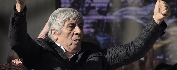 Hugo Moyano, líder de la Confederación General de Trabajadores Azopardo. - Sputnik Mundo