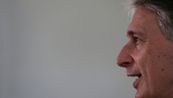 Philip Hammond, canciller de Gran Bretaña - Sputnik Mundo