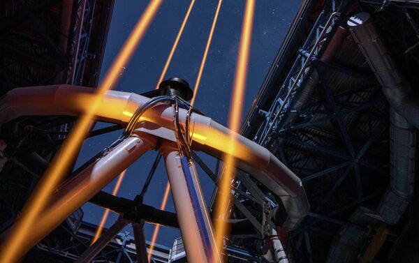 Láser de gran alcance en el Observatorio de Paranal (Chile) - Sputnik Mundo