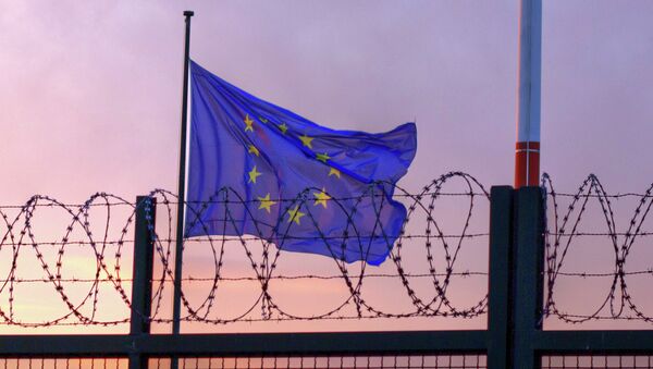 La bandera de la UE - Sputnik Mundo