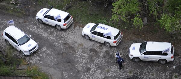 Observadores de la OSCE en Donbás - Sputnik Mundo