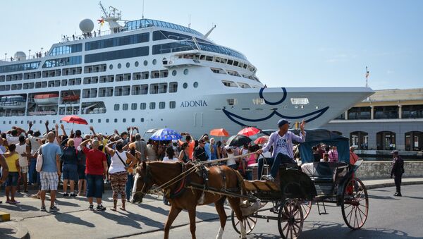 Llegada de crucero a la Habana desde EEUU - Sputnik Mundo