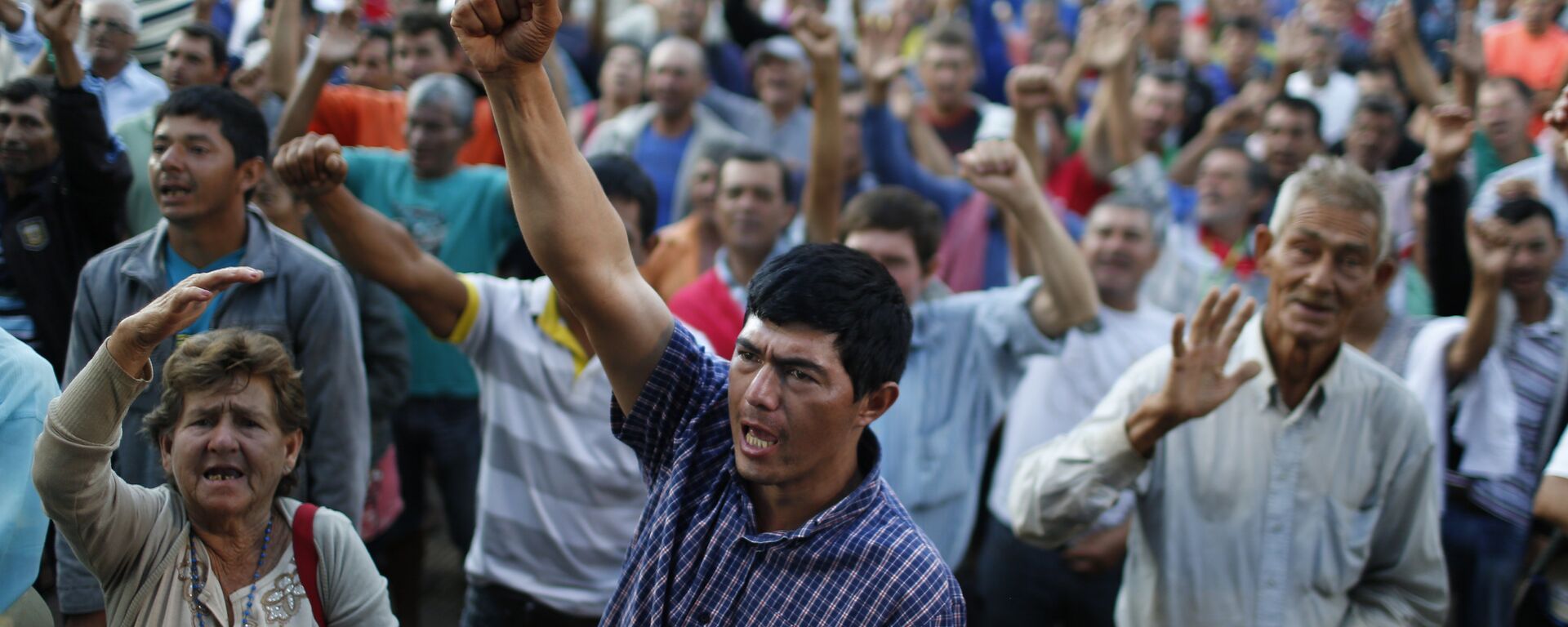 Manifestaciones por parte de los campesinos en Asunción, Paraguay (archivo) - Sputnik Mundo, 1920, 02.11.2021