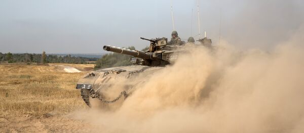 Tanque del Ejército israelí - Sputnik Mundo