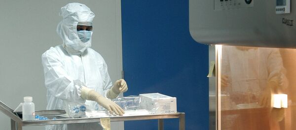 Un laboratorio de células madre en La India (archivo) - Sputnik Mundo