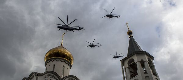 Helicópteros rusos (archivo) - Sputnik Mundo