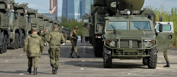 Ensayo en Moscú del desfile del Día de la Victoria Ensayo en Moscú del desfile del Día de la Victoria - Sputnik Mundo