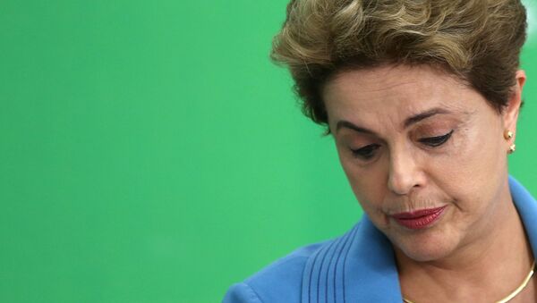 Dilma Rousseff, presidenta suspendida de Brasil - Sputnik Mundo