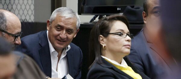 Otto Pérez Molina, expresidente de Guatemala, y Roxana Baldetti, exvicepresidenta de Guatemala - Sputnik Mundo
