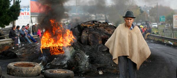 Protesta de pescadores en Chile - Sputnik Mundo