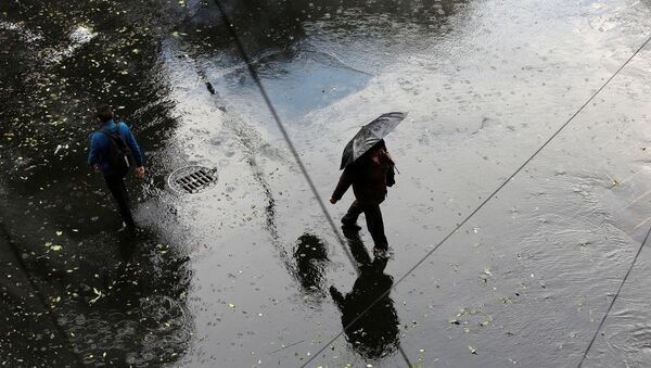 Lluvias en México - Sputnik Mundo