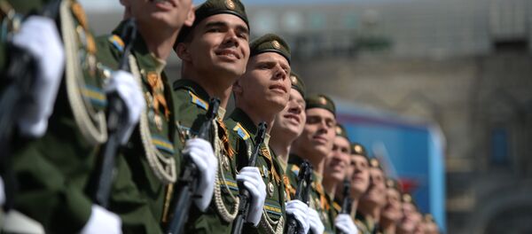 Ensayo general del Desfile de la Victoria en la Plaza Roja de Moscú Ensayo general del Desfile de la Victoria en la Plaza Roja de Moscú - Sputnik Mundo
