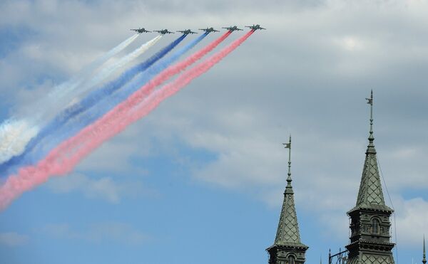 El ensayo general del desfile del Día de la Victoria El ensayo general del desfile del Día de la Victoria - Sputnik Mundo