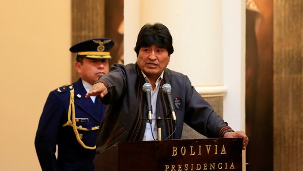 Evo Morales, presidente de Bolivia - Sputnik Mundo