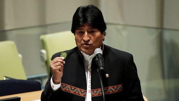 Evo Morales, presidente de Bolivia - Sputnik Mundo