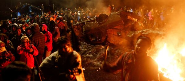 Protesta de pescadores en Chile - Sputnik Mundo