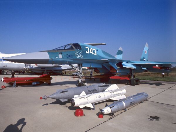 Caza ruso Su-32 - Sputnik Mundo