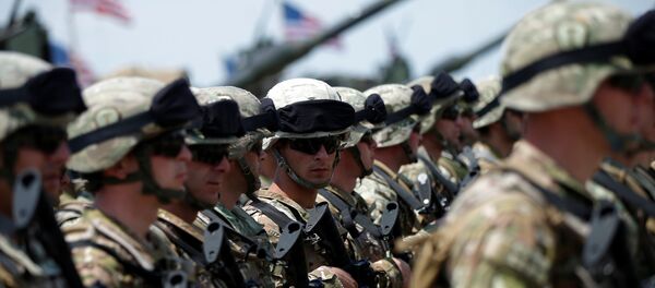 Ejercicios militares conjuntos de Georgia y la OTAN (archivo) - Sputnik Mundo