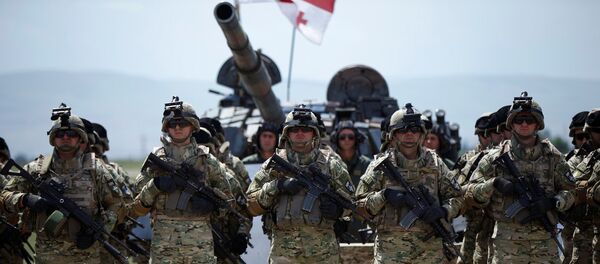 Ejercicios militares conjuntos de Georgia y la OTAN - Sputnik Mundo