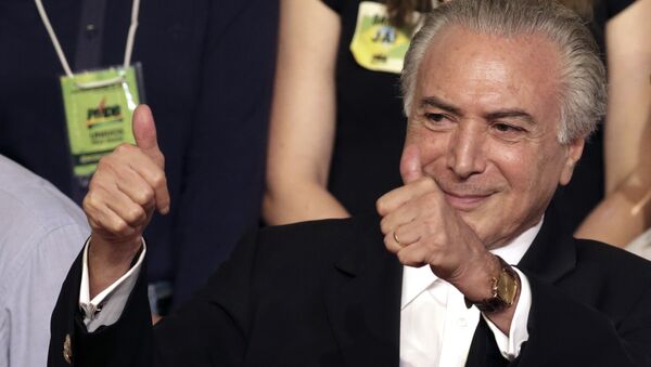 Michel Temer, el presidente de Brasil - Sputnik Mundo