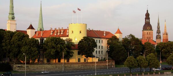 Вид на Президентский замок в Риге - Sputnik Mundo