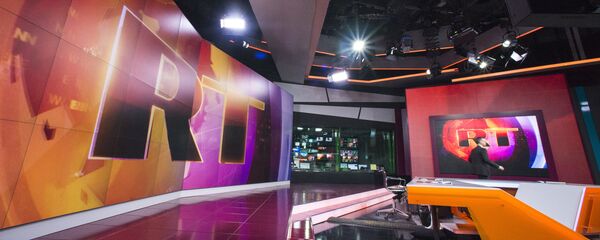 Un estudio de la cadena RT - Sputnik Mundo