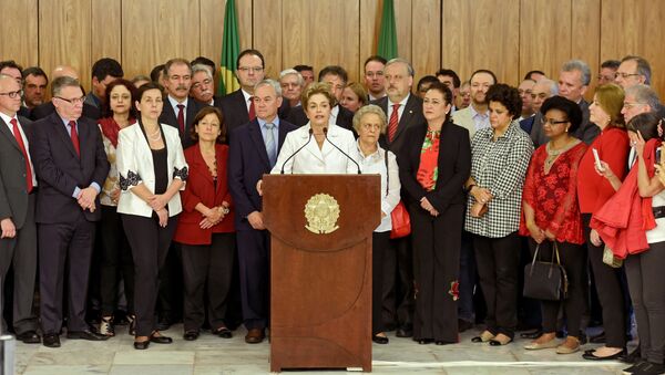 Discurso de Dilma Rousseff en el Palacio de Planalto - Sputnik Mundo