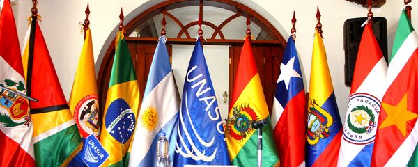 Banderas de Unasur Banderas de Unasur - Sputnik Mundo