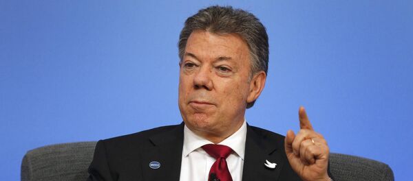 Juan Manuel Santos, presidente de Colombia (archivo) - Sputnik Mundo