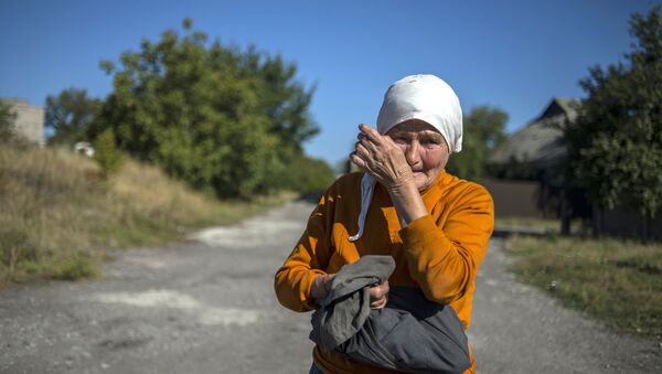 Habitante de Donetsk - Sputnik Mundo