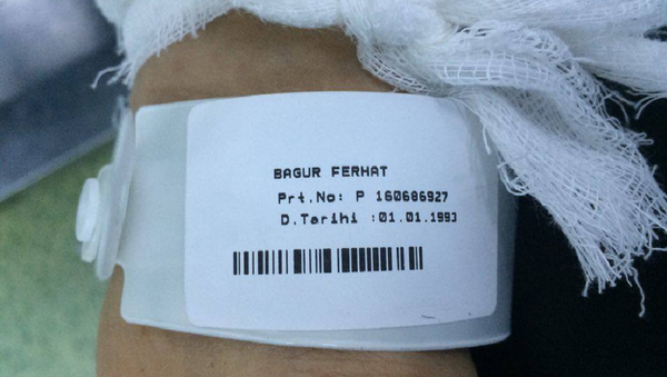 Combatiente de Daesh en el hospital turco Ersin Arslan - Sputnik Mundo