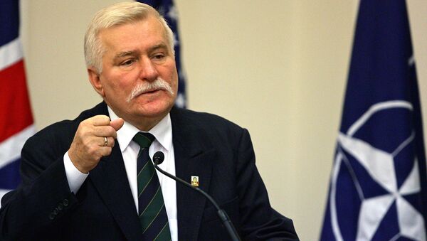 Lech Walesa, expresidente polaco - Sputnik Mundo