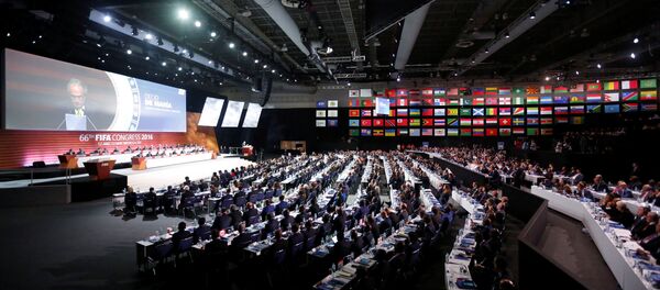 La sesión plenaria de la FIFA en la ciudad de México - Sputnik Mundo