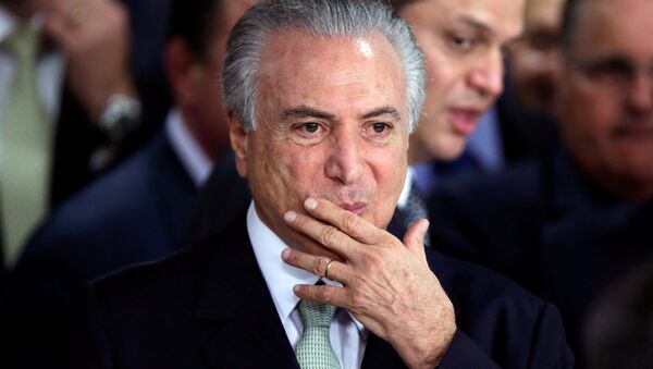 Michel Temer, presidente de Brasil - Sputnik Mundo