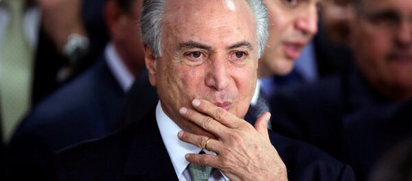 Michel Temer, presidente interino de Brasil - Sputnik Mundo