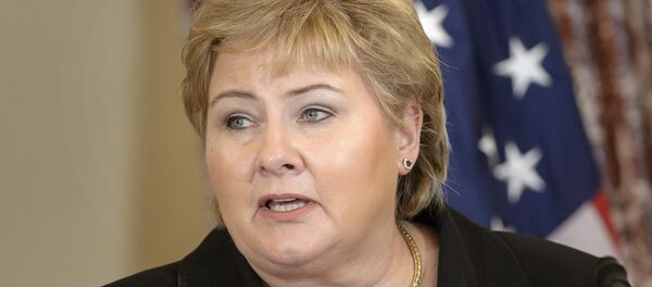 Erna Solberg, primera ministra de Noruega - Sputnik Mundo