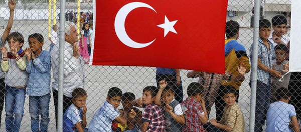 Campamento de refugiados en Nizip, Turquía - Sputnik Mundo