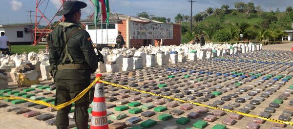 Сocaína confiscada por la policía cerca de la frontera colombiano-panameña - Sputnik Mundo