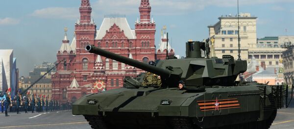 Tanque T-14 Armata en la Plaza Roja durante el desfile militar (archivo) - Sputnik Mundo