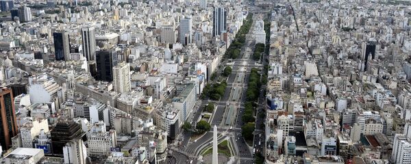 Vista de la capital argentina, Buenos Aires Vista de la capital argentina, Buenos Aires - Sputnik Mundo