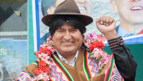 Evo Morales, presidente de Bolivia - Sputnik Mundo