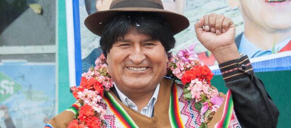 Evo Morales, presidente de Bolivia - Sputnik Mundo