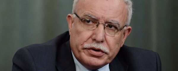 Riad al-Maliki, canciller de Palestina - Sputnik Mundo