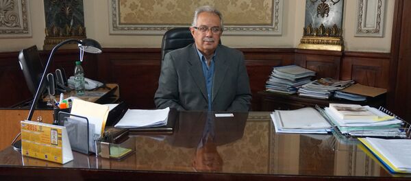 Dr. Jorge Menéndez, Subsecretario de Defensa Nacional de Uruguay, en su despacho Dr. Jorge Menéndez, Subsecretario de Defensa Nacional de Uruguay, en su despacho - Sputnik Mundo