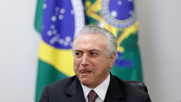 Michel Temer, presidente de Brasil (archivo) - Sputnik Mundo