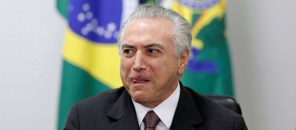 Michel Temer, presidente de Brasil (archivo) - Sputnik Mundo